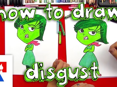 How To Draw Disgust From Inside Out
