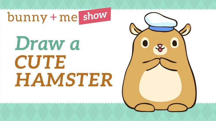 How to draw Hamster - Easy Drawing Tutorial for Beginners