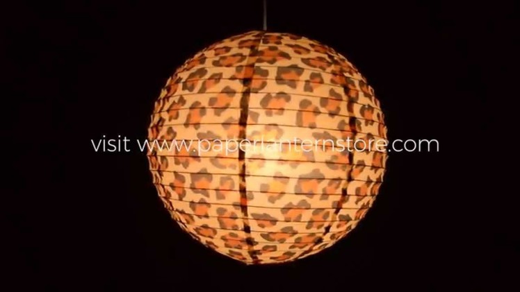 How To Hang Paper Lanterns Using a Single Light Cord