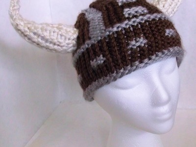 How to Loom Knit a Viking Hat