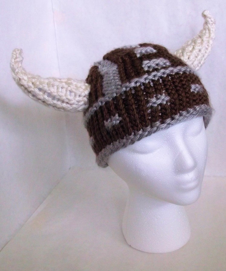 How to Loom Knit a Viking Hat