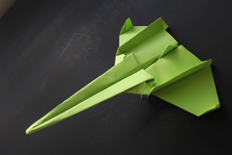 How to make a cool paper plane origami: instruction| Super Secret Bomber