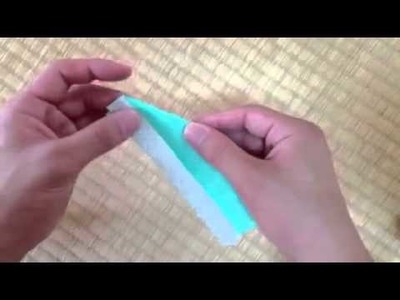 How to make a origami Bullet train