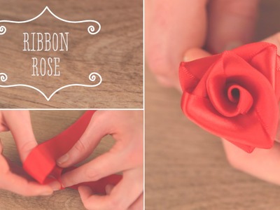How to Make a Ribbon Rose | Craft Techniques