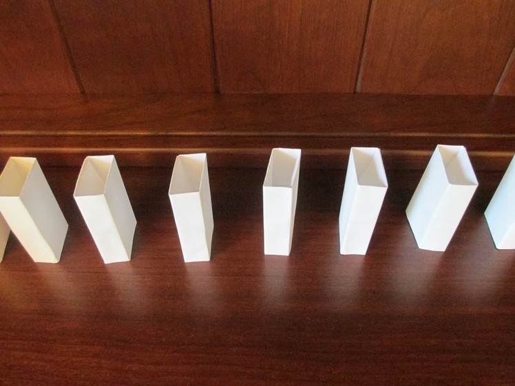 How to make Origami Dominos