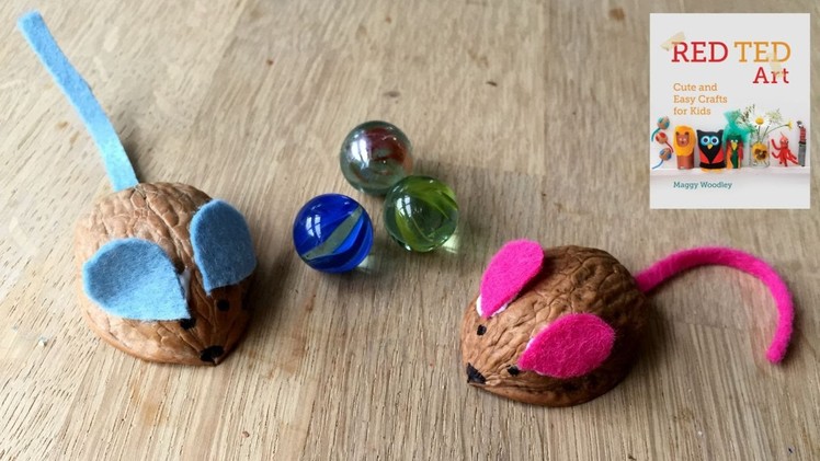 How to Make Walnut Mice - Cute Crafts for Kids