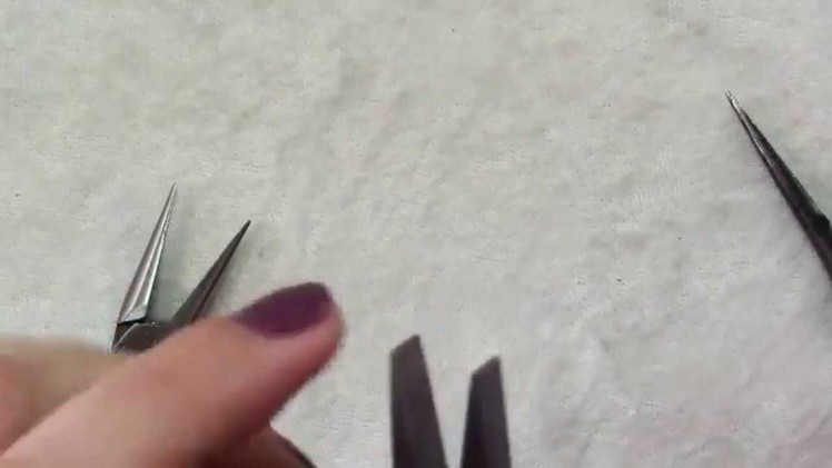 How To Use Flat Nose Pliers Jewelry Tools
