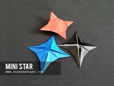 Let's make an origami Shuriken that can be thrown ( Tri Dang )
