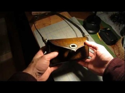 Making a molded leather purse tutorial