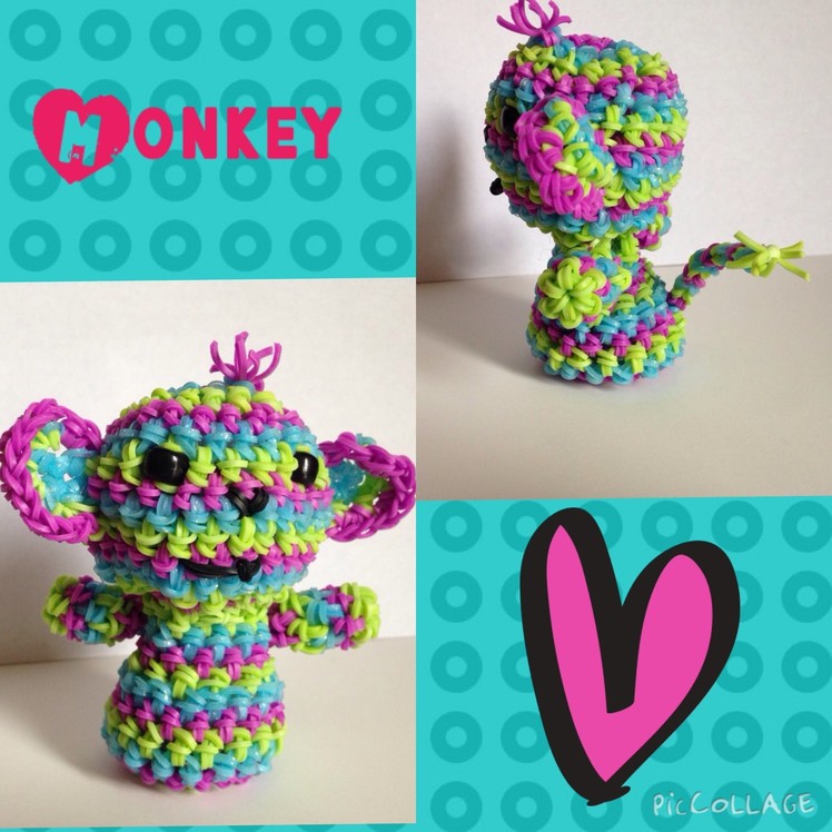 Monkey Loomigurumi Friend