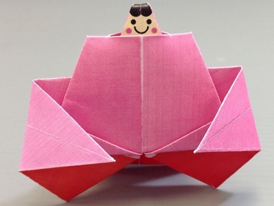 Origami Doll Festival Hinamatsuri Emperess - Print at Home