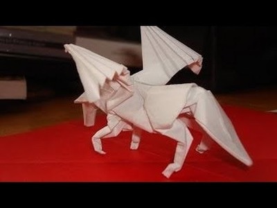 Origami Elephant Satoshi Kamiya Pegasus Tutorial P4