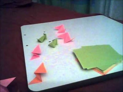Origami Kusudama stop motion animation