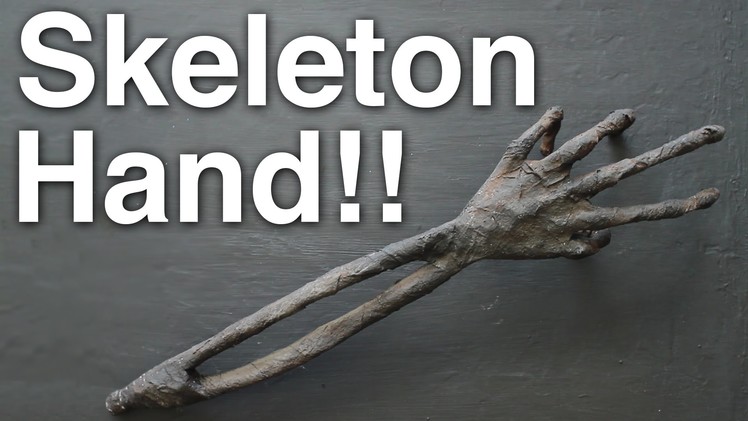 Paper Mache Skeleton Hand!! + Giveaway!! [CLOSED]