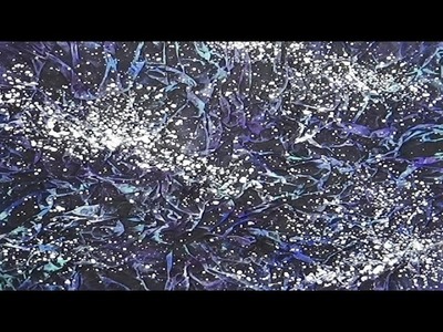 Textured Acrylic Painting - Fabric of the Universe