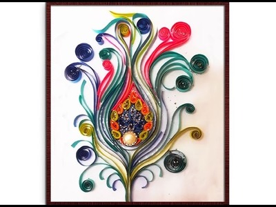 Wall Decoration Idea : How to make Beautiful Quilling DIY Craft for Your Walls