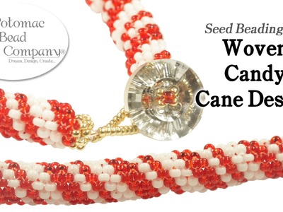Woven Candy Cane Bracelet or Necklace Design