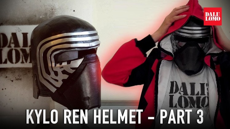 #111: Kylo Ren Helmet Part 3 - Details & Paint | Star Wars 7 | Costume | How To | Dali DIY