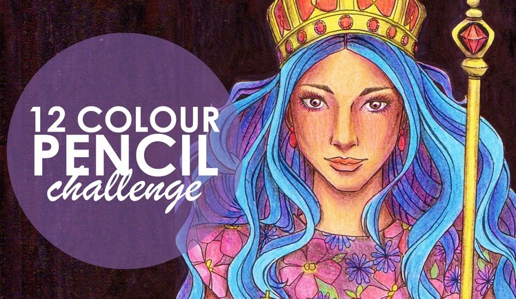 12 Coloured Pencil Challenge