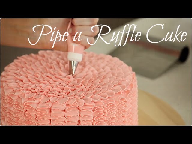 CAKE TREND ~ Buttercream Ruffle Decorating - CAKE STYLE