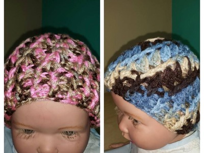 Crochet easy baby hat