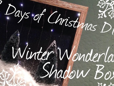 DIY Christmas Tree Shadow Box ♥ 12 Days of Christmas DIYs