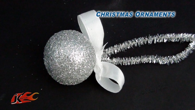 DIY Easy Christmas Ball Ornament | How to make | JK Easy Craft 093
