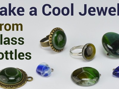DIY Jewelry from Glass Bottles | Microwave Kiln