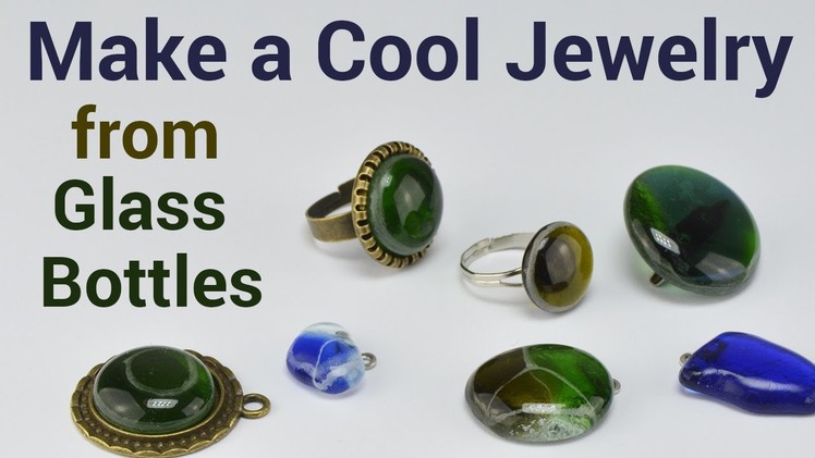 DIY Jewelry from Glass Bottles | Microwave Kiln