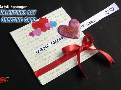 DIY Valentine's Day Love Slider Card | How to make | JK Arts 838