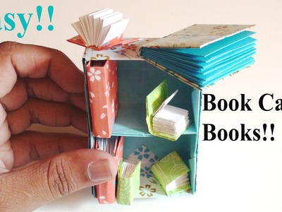 Easy Origami Book & Bookshelf!