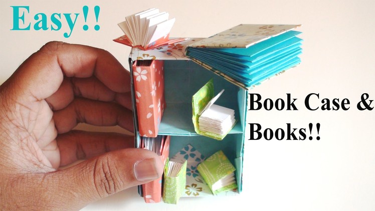 Easy Origami Book & Bookshelf!