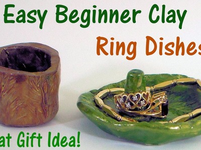 Easy Polymer Clay Ring Dishes! {a perfect gift!}