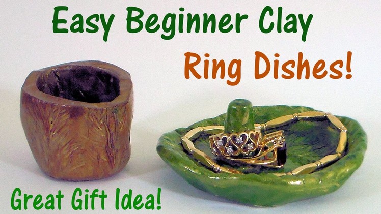 Easy Polymer Clay Ring Dishes! {a perfect gift!}
