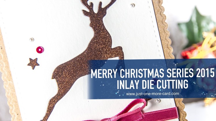 Elegant Christmas Card with Inlay Die Cutting