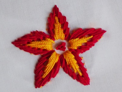 Hand Embroidery: Loose Flower Stitch