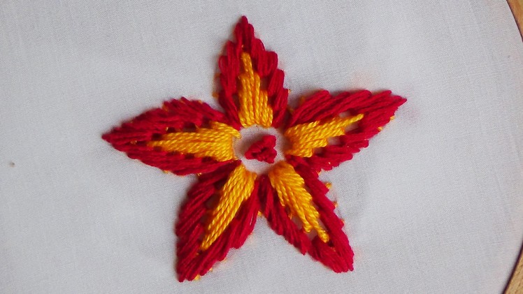 Hand Embroidery: Loose Flower Stitch