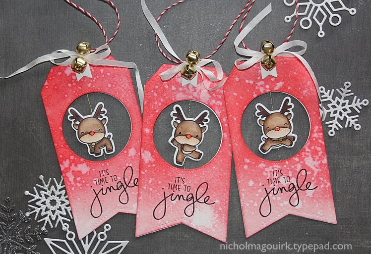 Handmade Holiday 2015 | Reindeer Games Spinner Tags