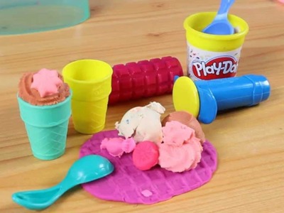 Hasbro - Play-Doh - Sweet Shoppe Ice Cream Cone Container Craft Kit