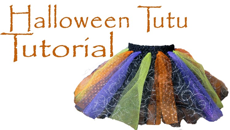 Holiday No Sew Tutu Tutorial (Halloween, Christmas, or any Occasion!)