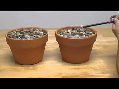 Homemade Indoor Gel Fireplace Pot.SHTF emergency cooking