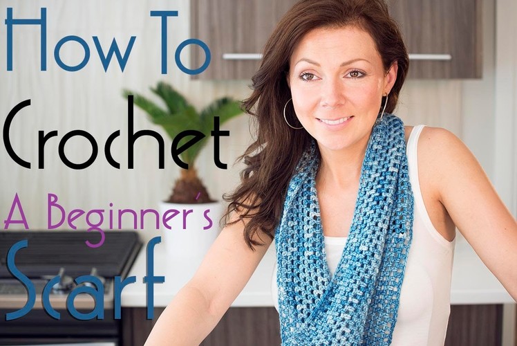 How to Crochet a Beginner's Infinity Scarf