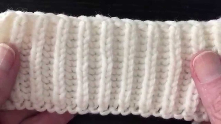 How to Knit Set Up Rows for 1 Color Brioche Stitch