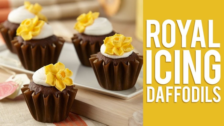 How to Make Royal Icing Daffodil Flowers