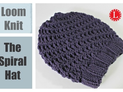 Loom Knit Hat : Super Easy Spiral
