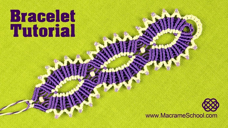 Macramé | Triple Sun Bracelet | Tutorial by Macrame School