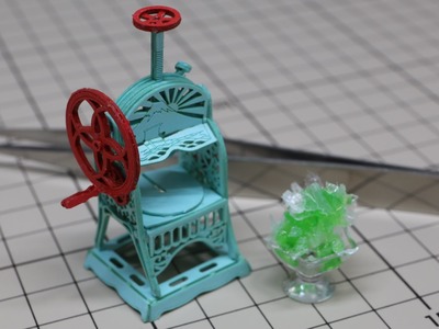 Miniature Ice Shaver Paper Craft