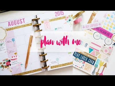 My Happy Planner Aug Set Up-Nautical Theme, DIY Cover Page & DIY Stickers | Charmaine Dulak