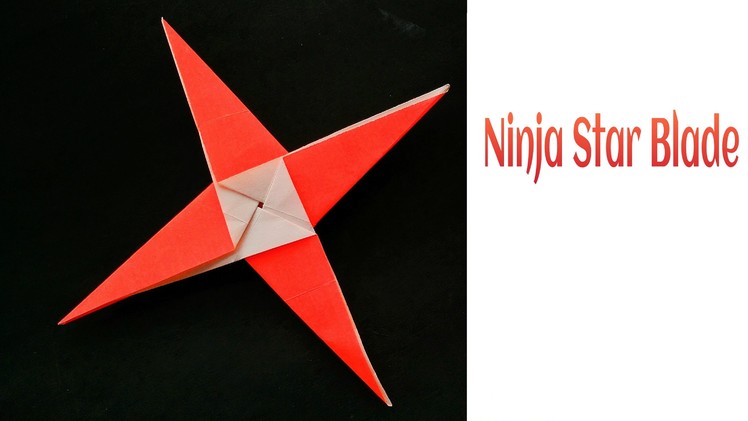 Origami Paper Ninja Star Blade(4) - 4 pointed.