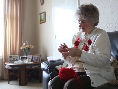 Poppy-making pensioner claims creating 20 crochet poppies a day helps battle arthritis